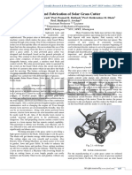 Design and Fabrication of Solar Grass Cutter