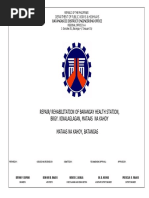 Repair/ Rehabilitation of Barangay Health Station, Brgy. Kinalaglagan, Mataas Na Kahoy Mataas Na Kahoy, Batangas