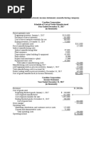 Solution 2-38 Cost of Goods Manufactured, Income Statement, Manufacturing Company