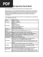 Postgres SQL Injection Cheat Sheet