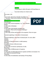 Biology Notes Chap 1