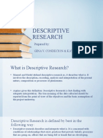 Chapter 5-Descriptive Research