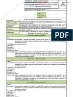 Esquema Del Proyecto Interdisciplinar