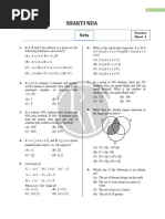 Shakti Nda: Practice Sheet - 1