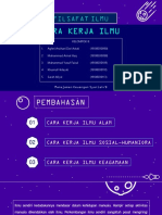 Kelompok 8 (MKS B) - Cara Kerja Ilmu