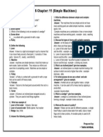 Class: 5 Chapter: 11 (Simple Machines)