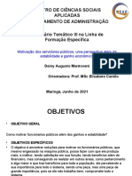 Seminários Temásdfsdfticos III Na Linha de Formação Específica