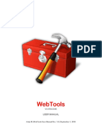 Webtools: User Manual