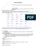 Variable Function: Python Keywords and Identifiers