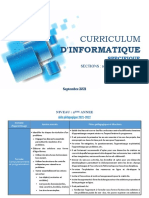 Curricula Scientifiques 2021-2022