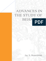 Advances in The Study of Behavior, Vol. 11.