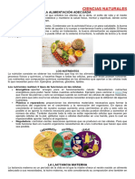 Ciencias Naturales: La Alimentación Adecuada