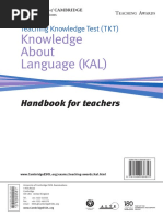 TKT KAL - Handbook For Teachers (2008)