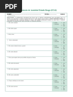 Inventario de Ansiedad Estado Rasgo