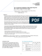 Achieving Bharat Stage VI Emissions Regulations While Improving Fuel Economy With The Opposed-Piston Engine