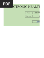 Electronic Health Record: Name: Password