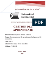 ACTIVIDAD - Gestión Del Aprendizaje