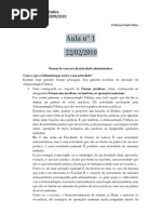 Aulas Direito Administrativo Prof Paulo Otero Versão Consolidada Até Aula 21