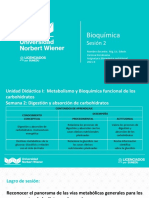 Clase 2. Metabolismo y Digestion de Carbohidratos