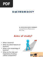 Bacteriology: Dr. Muhammad Irfan Siddique