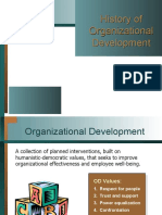 History of Organizational Development