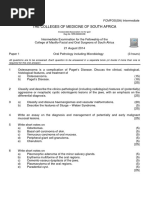 FCMFOS (SA) Intermediate Past Papers - 2014 2nd Semester 19-4-2018