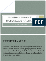 Prinsip Inferensi Hubungan Kausal EPIDEMIOLOGI