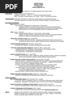 Angelica Bonus - Resume 2011