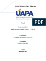 Tarea II, Prueba de Aptitudes e Intereses