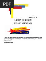 Balance Apure 2020