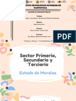 Sector Primario, Secundario y Terciario de Morelos