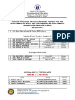 Department of Education: Grade 3 Teachers