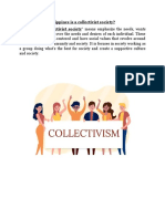 Collectivist and Cultural