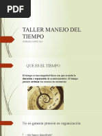 Taller Manejo Del Tiempo