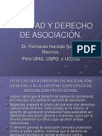 Libertad y Derecho de Asociación Doctor Haroldo Santos