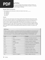 Skill Understanding Prefixes: Sample TOEIC Test Question