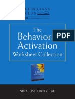 Clinicians Club The Behavioral Activation Worksheet Collection