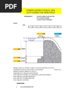 Diseño Estructural Del Aliviadero de Demasias