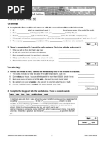 Unit 5 Short Test 2B: Grammar