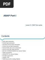 HANA ABAP New Syntax