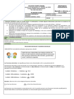 Primera Guia 5 Matematicas Cuarto Periodo 2021