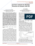 Response Spectrum Analysis For Regular Multistory Structure in Seismic Zone III