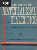 Rosental Categorias Del Materialismo Dialectico