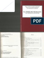 El Derecho Romano y Su Sistema de Acciones - María Elisa Sandova