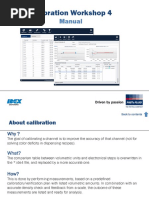 Calibration Workshop 4: Manual