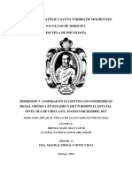 Ansiedad Definicion Operacional Estudio Chiclayo