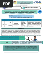 Actividad 2. Exp. de Aprendizaje. CCSS - 4to