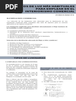 Tipos de Luz en Espacios Comerciales - Zyanya Diaz