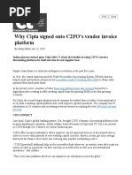 Why Cipla Signed Onto C2FO's Vendor Invoice Platform