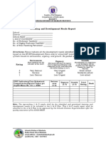 Learning and Development Needs Report: Department of Education